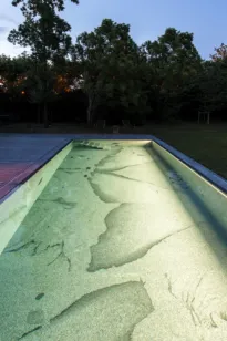 Linienlicht eines Kusserpools